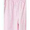LCW Kids Pembe Loose Fit Kız Çocuk Geniş Paça Poplin Pantolon