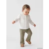LCW baby Ekru Nakışlı Kız Bebek Takım