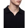 XSIDE Siyah Polo Yaka Erkek Tişört