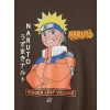 LCW Kids Kahverengi Bisiklet Yaka Naruto Baskılı Erkek Çocuk Tişört