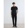 LCWAIKIKI Classic Siyah Polo Yaka Pike Erkek Tişört