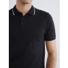 LCWAIKIKI Classic Siyah Polo Yaka Pike Erkek Tişört
