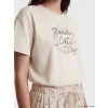 LCW DREAM Karışık Bisiklet Yaka Baskılı Kadın Pijama Takım