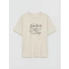 LCW DREAM Karışık Bisiklet Yaka Baskılı Kadın Pijama Takım