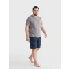 LC WAIKIKI Lacivert Standart Kalıp Erkek Şortlu Pijama Takımı