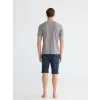 LC WAIKIKI Lacivert Standart Kalıp Erkek Şortlu Pijama Takımı