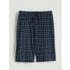 LC WAIKIKI Lacivert Standart Kalıp Erkek Şortlu Pijama Takımı