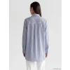LCW EVERYDAY Mavi Çizgili Oversize Kadın Gömlek Tunik