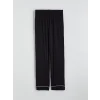 LCW DREAM Siyah Gömlek Yaka Kadın Pijama Takım