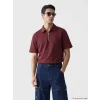 XSIDE Bordo Polo Yaka Erkek Tişört