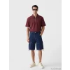 XSIDE Bordo Polo Yaka Erkek Tişört