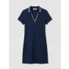 LCW EVERYDAY Lacivert Polo Yaka Mini Elbise