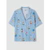 LCW DREAM Ekru Ayı Teddy Baskılı Kadın Pijama Takım