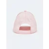LCW ACCESSORIES Pembe Fiyonk Nakışlı Kız Çocuk Kep Şapka