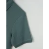 LCWAIKIKI Classic Mavi Polo Yaka Dokulu Erkek Tişört