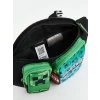 LCW ACCESSORIES Siyah Minecraft Baskılı Erkek Çocuk Bel Çantası