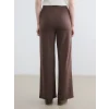 LCW Modest Kahverengi Beli Lastikli Soft Touch Kadın Eşofman Altı
