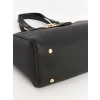 LCW ACCESSORIES Siyah Deri Görünümlü Kadın Omuz Çantası