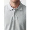 LCWAIKIKI Classic Gri Polo Yaka Pike Erkek Tişört