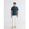 LCWAIKIKI Classic Petrol Polo Yaka Pike Erkek Tişört