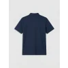 LCWAIKIKI Classic İndigo Polo Yaka Pike Erkek Tişört