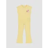 LCW Kids Sarı Baskılı Kız Çocuk Takım
