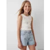 LCW Kids Mavi Taşlı Kız Çocuk Jean Şort