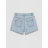 LCW Kids Mavi Taşlı Kız Çocuk Jean Şort