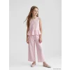 LCW Kids Pembe Kız Çocuk Bluz ve Pantolon Takım