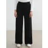 LCW Modest Siyah Beli Lastikli Soft Touch Kadın Eşofman Altı