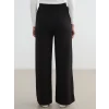 LCW Modest Siyah Beli Lastikli Soft Touch Kadın Eşofman Altı