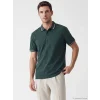 LCWAIKIKI Classic Yeşil Polo Yaka Pike Erkek Tişört