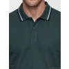 LCWAIKIKI Classic Yeşil Polo Yaka Pike Erkek Tişört