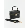 LCW ACCESSORIES Siyah Deri Görünümlü Kadın Omuz Çantası