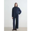 LCW Modest Lacivert Beli Lastikli Soft Touch Kadın Eşofman Altı