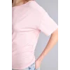 Defacto H7189AXPN74 Pembe Loose Fıt Tek Omuzlu Kısa Kollu Tişört