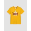 LCW Kids Turuncu Galatasaray Baskılı Erkek Çocuk Şortlu Pijama Takımı