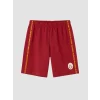 LCW Kids Turuncu Galatasaray Baskılı Erkek Çocuk Şortlu Pijama Takımı