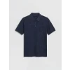 LCWAIKIKI Classic Lacivert Polo Yaka Desenli Pike Erkek Tişört
