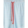 LCW DREAM Mavi Bisiklet Yaka Baskılı Kadın Şortlu Pijama Takımı