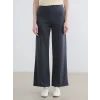 LCW Modest Antrasit Beli Lastikli Soft Touch Kadın Eşofman Altı