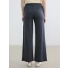 LCW Modest Antrasit Beli Lastikli Soft Touch Kadın Eşofman Altı