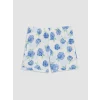 LCW DREAM Ekru Çiçekli Kadın Şortlu Pijama Takımı