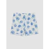LCW DREAM Ekru Çiçekli Kadın Şortlu Pijama Takımı
