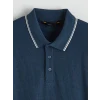 SOUTHBLUE İndigo Polo Yaka Erkek Tişört