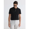 LCWAIKIKI Classic Siyah Polo Yaka Pike Erkek Tişört