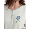 LCW DREAM Yeşil Çiçekli Kadın Pijama Takım