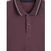 LCWAIKIKI Classic Mürdüm Polo Yaka Pike Erkek Tişört
