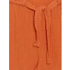 LCW Kids Turuncu Geniş Paça Kız Çocuk Dokulu Pantolon