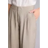 Defacto H1929AXKH341 Haki Wıde Leg Fermuarlı Normal Bel Düz Paça Tencel Pantolon